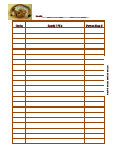reading chart